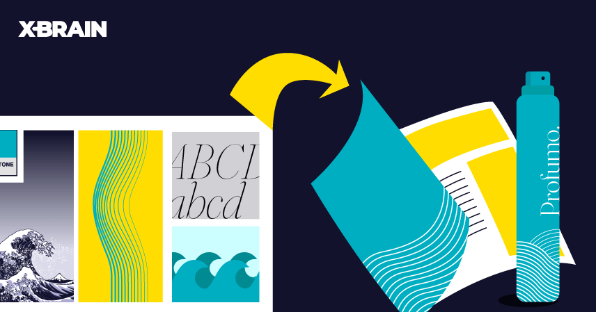 La moodboard è importante per creare coerenza visiva per un brand