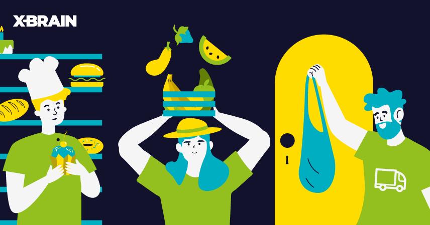 L'offerta di cibo online è molto variegata e abbatte i limiti d'orario dei negozi fisici